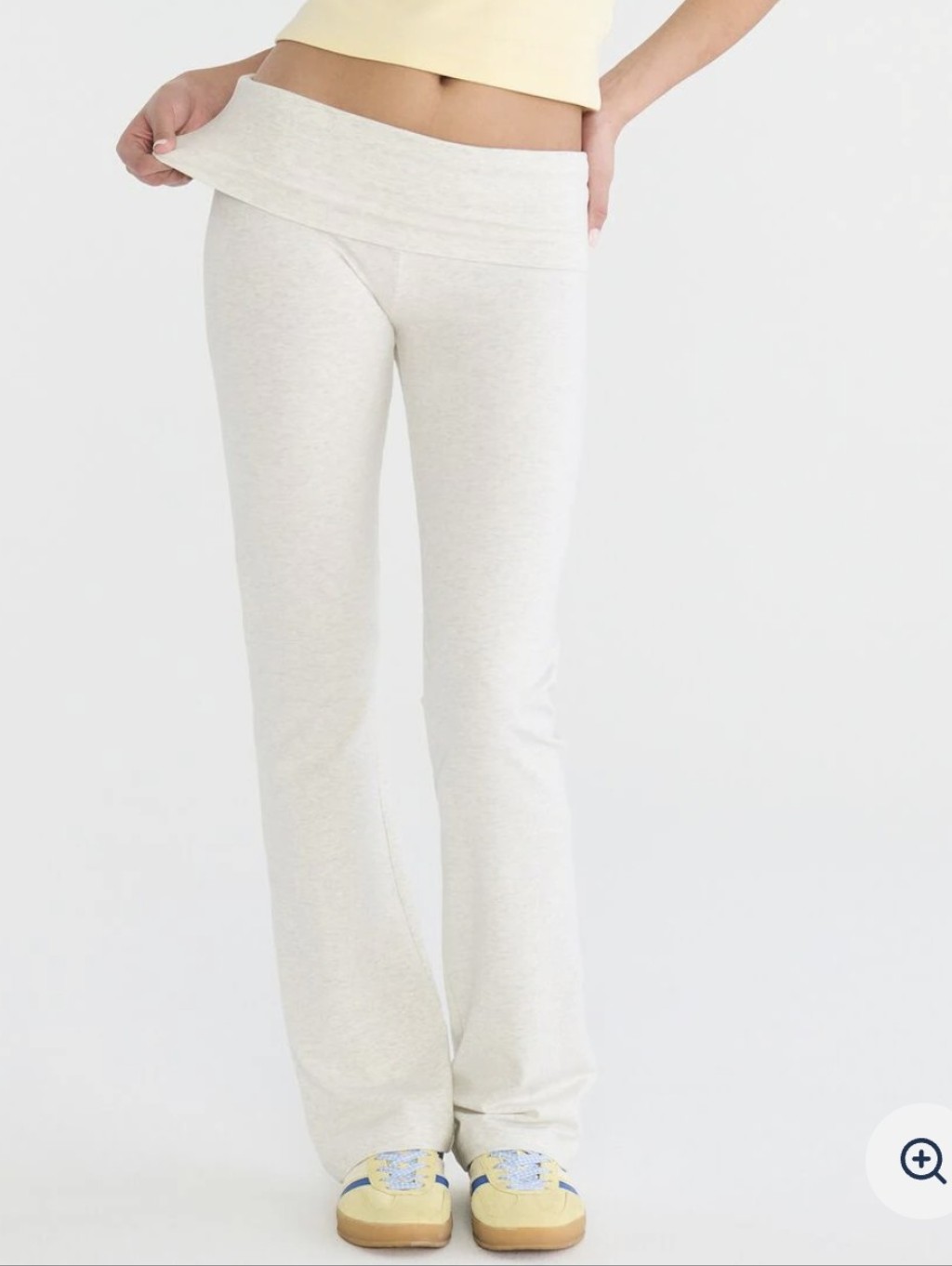 Aeropostale Women's Mid-Rise Fold-Over Bootcut Cotton Pants Sz Small Style 3739